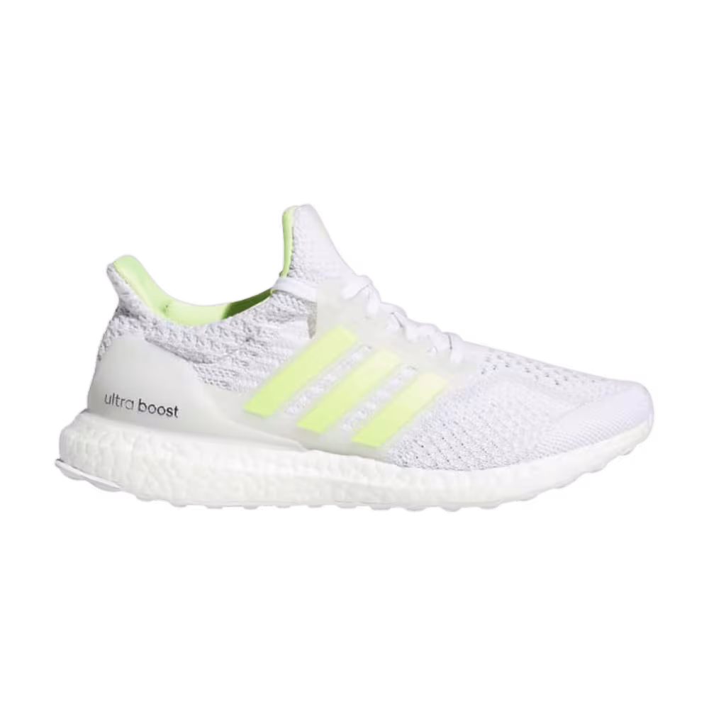 Adidas Women's UltraBoost 5.0 DNA Glow In The Dark - White Signal Green