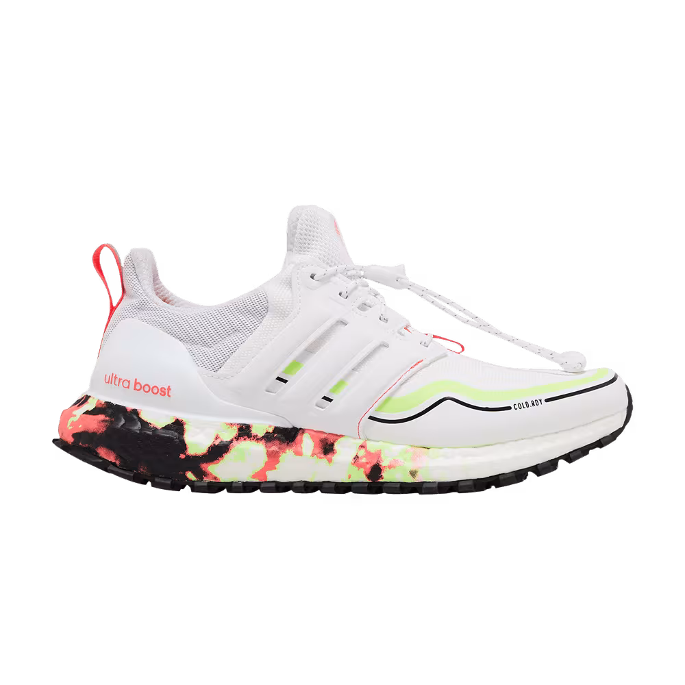 adidas Women's UltraBoost Winter.Rdy White Lime Pink