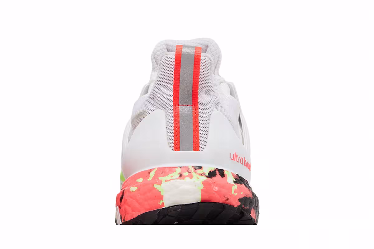 adidas Women's UltraBoost Winter.Rdy White Lime Pink, view 8
