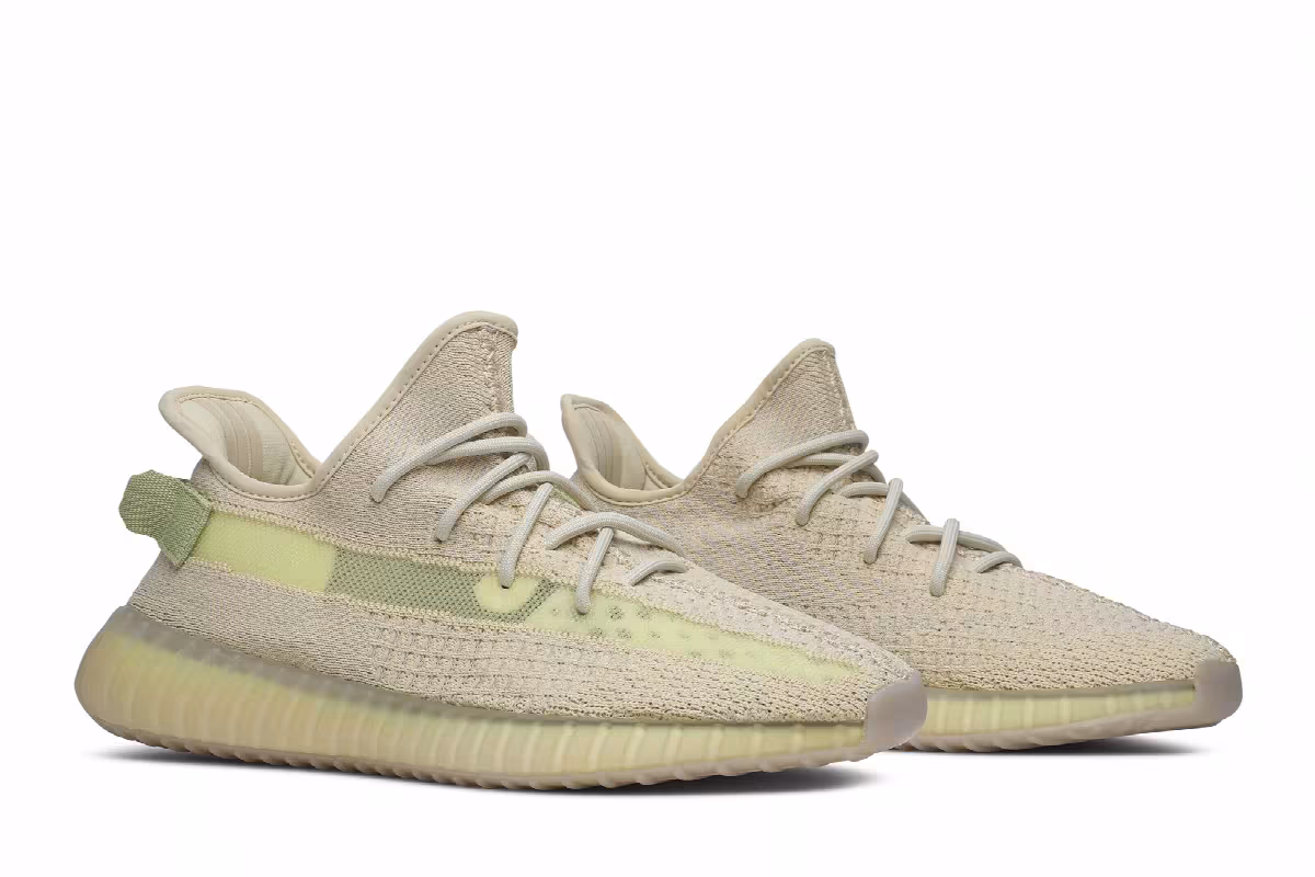 adidas Men's Yeezy Boost 350 V2 Flax, view 9