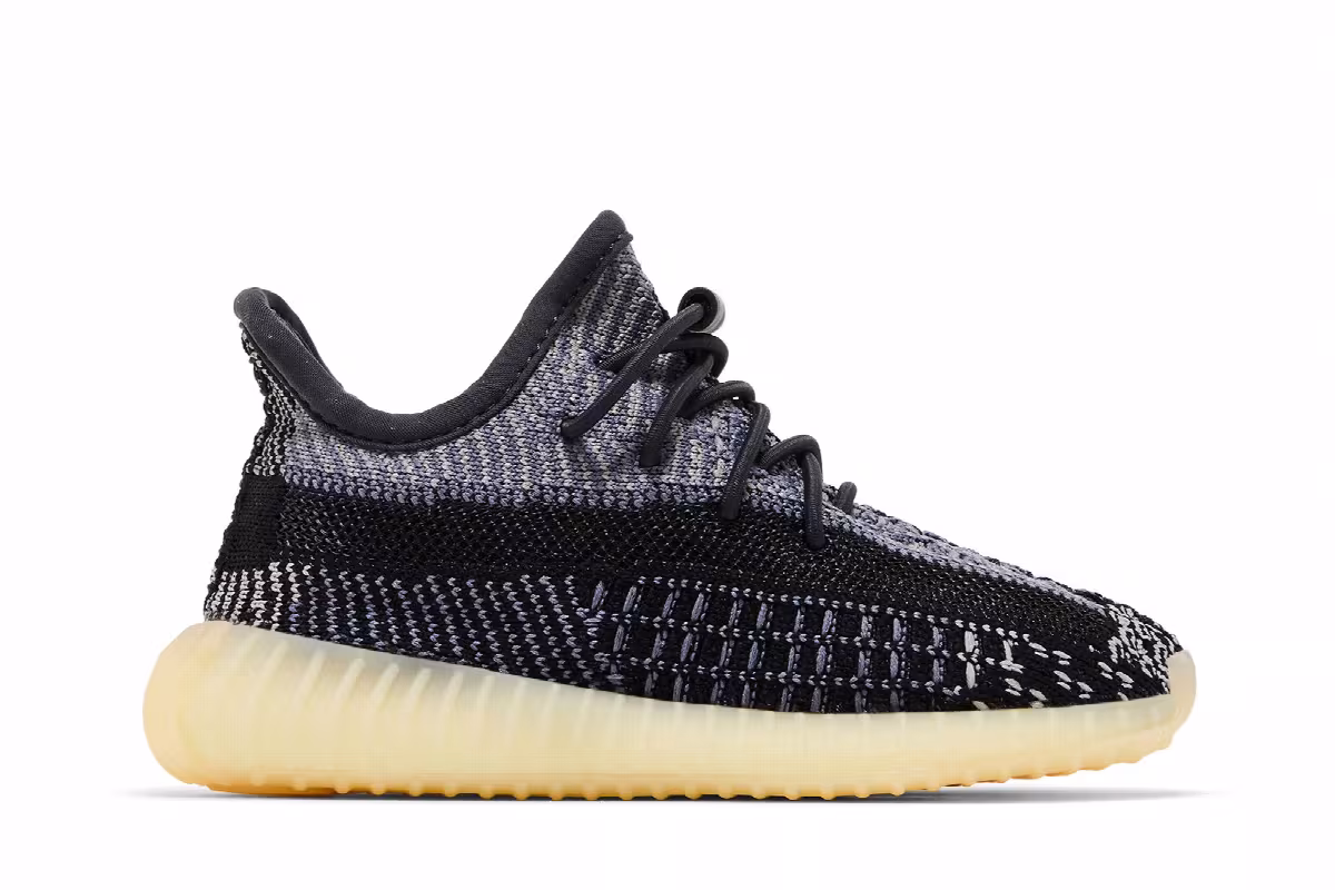 adidas Yeezy Boost 350 V2 Infants Carbon, view 2