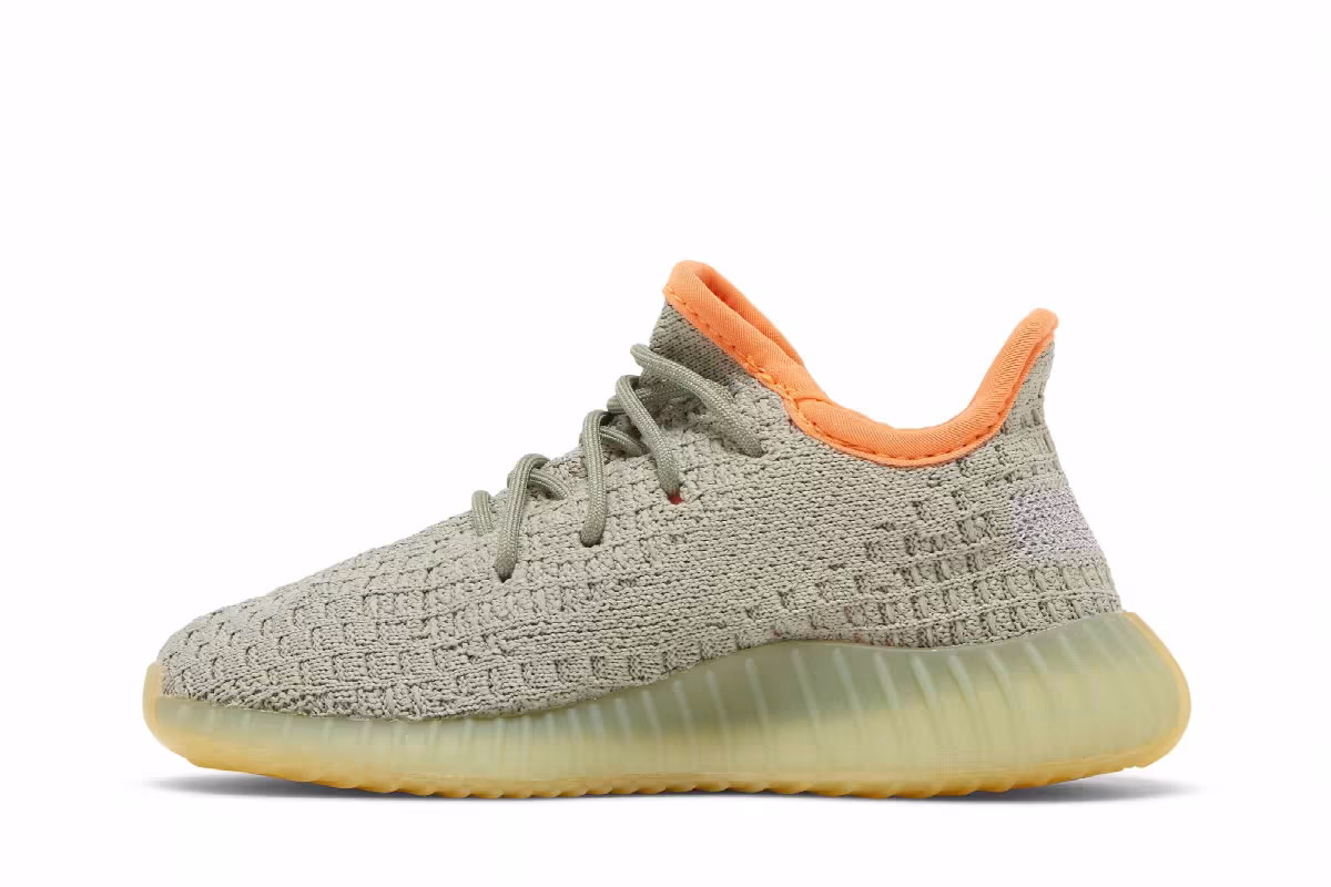 adidas Yeezy Boost 350 V2 Infant Desert Sage, view 4