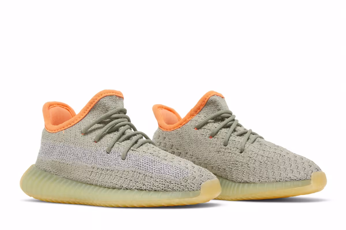adidas Yeezy Boost 350 V2 Infant Desert Sage, view 9