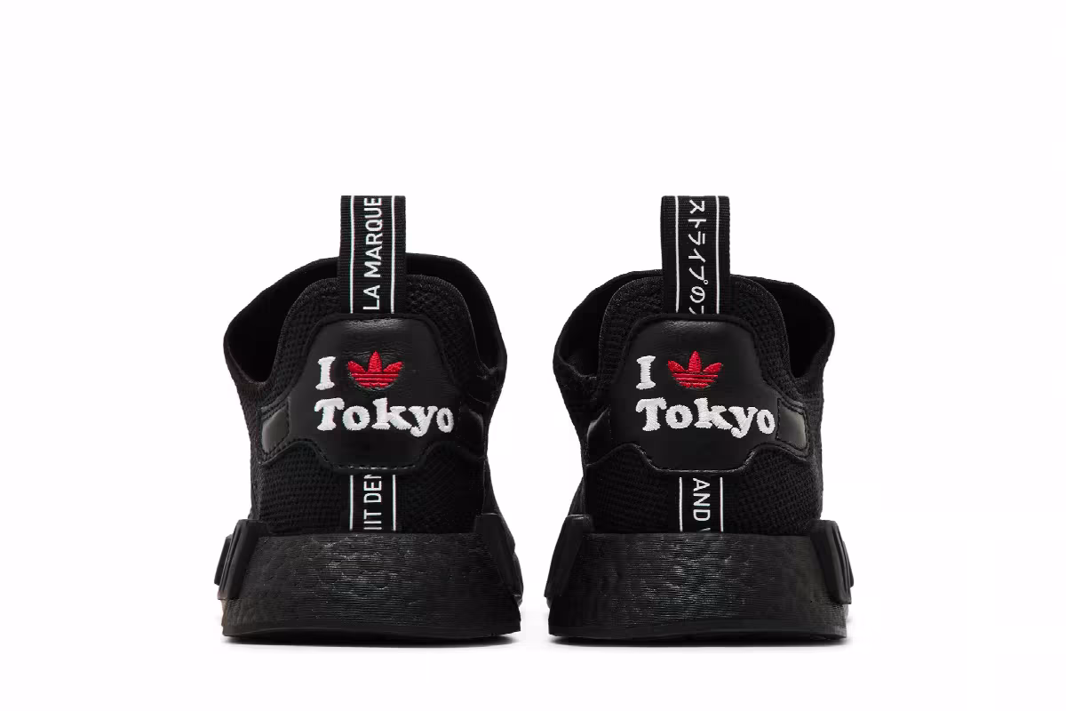 adidas NMD_R1 Tokyo Pack - Core Black, view 7