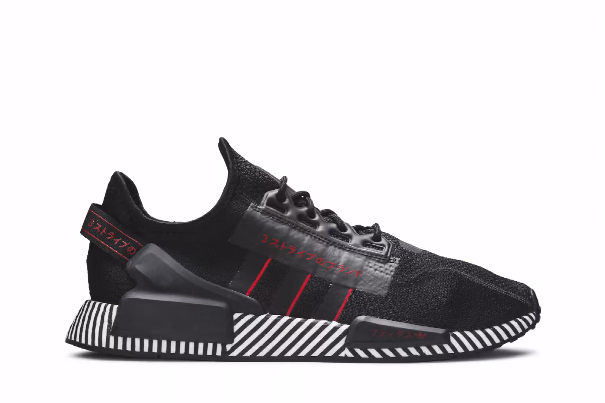 Adidas NMD_R1 V2 Dazzle Pack - Core Black, view 2