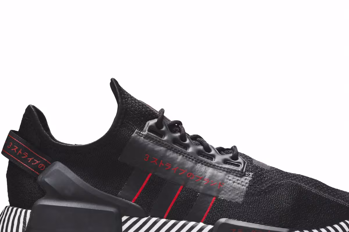 Adidas NMD_R1 V2 Dazzle Pack - Core Black, view 3