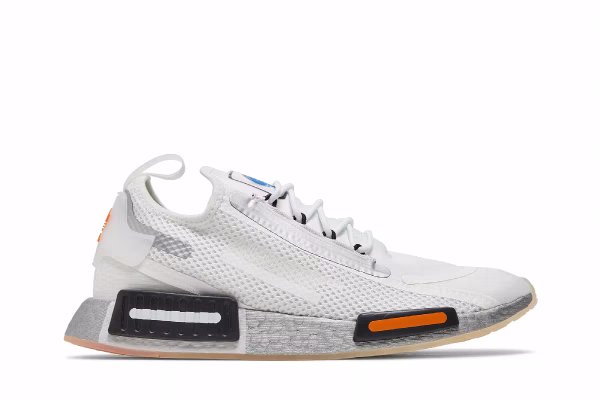 NASA x adidas NMD_R1 Spectoo Footwear White, view 2