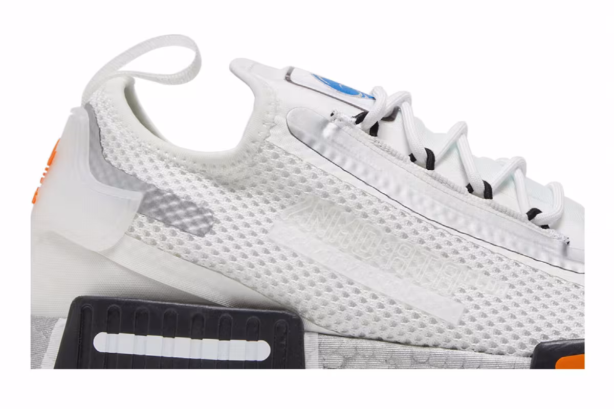NASA x adidas NMD_R1 Spectoo Footwear White, view 3