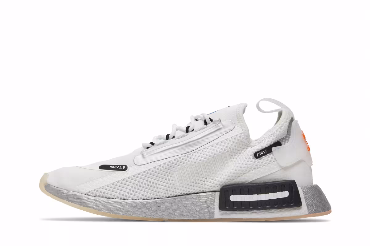 NASA x adidas NMD_R1 Spectoo Footwear White, view 4