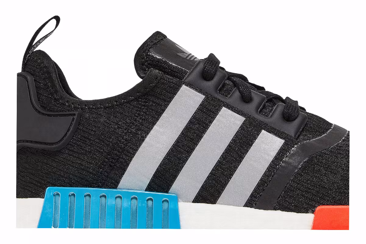 adidas NMD_R1 Black Solar Red, view 3