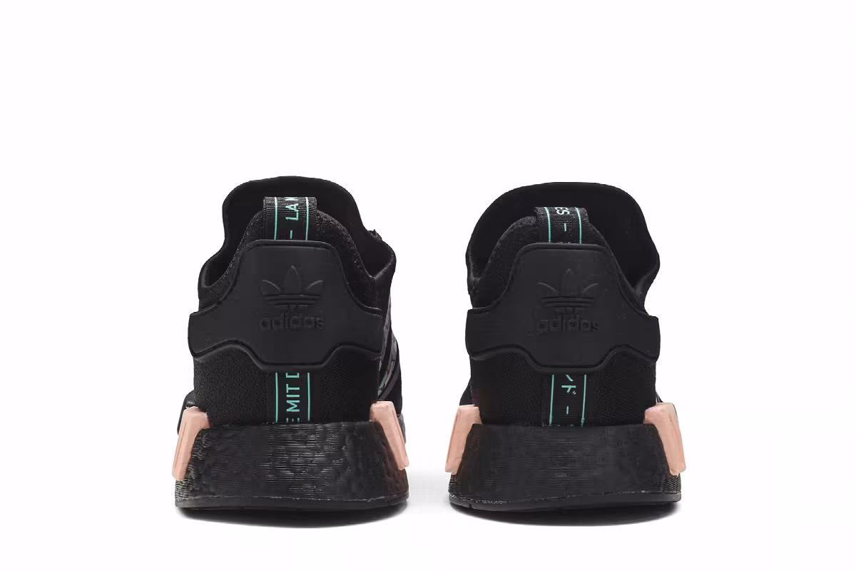 Adidas NMD_R1 STLT Primeknit Aqua Pink Camo, view 7