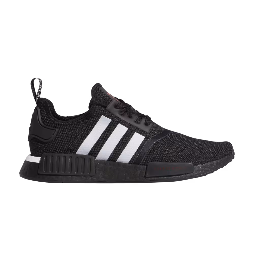 Adidas NMD_R1 Japanese Side Print - Black White