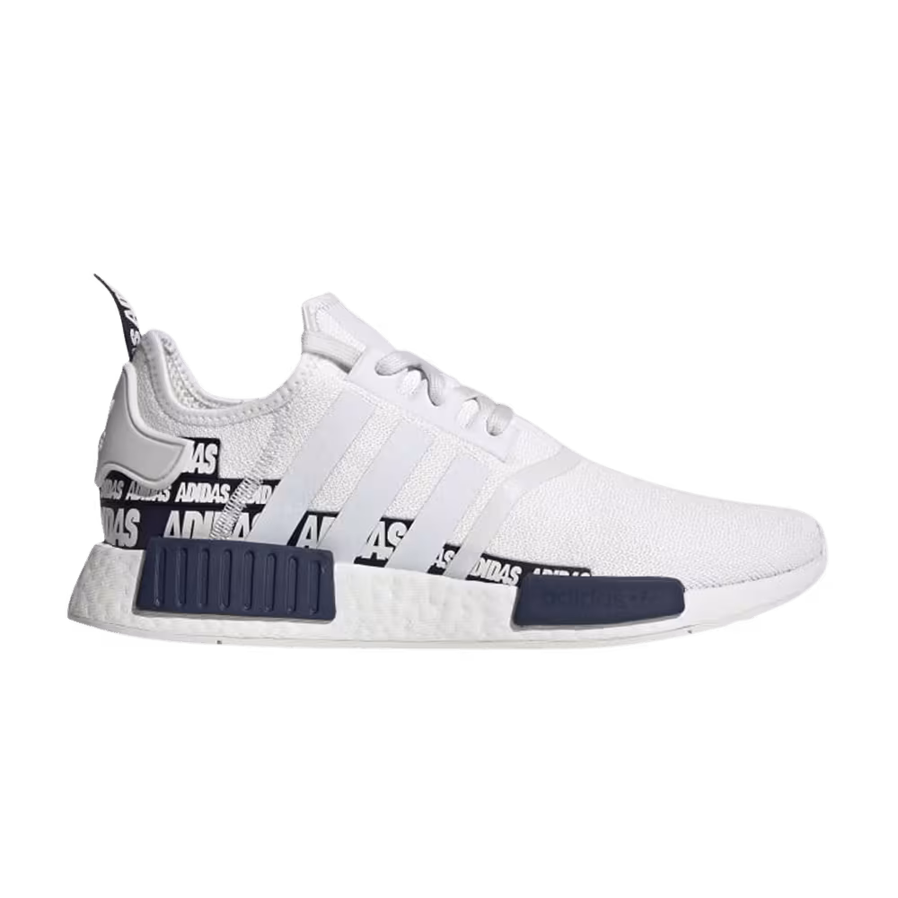 Adidas NMD_R1 Wordmark Heel Stripe - Crystal Wh