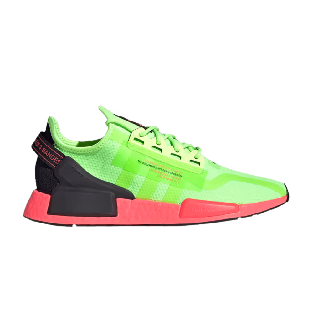 Adidas NMD_R1 V2 Watermelon Pack - Signal Green