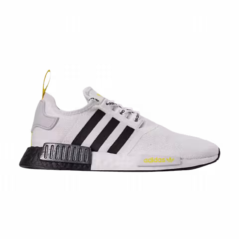 Adidas NMD_R1 STLT Primeknit 'White Black Bright Yellow'