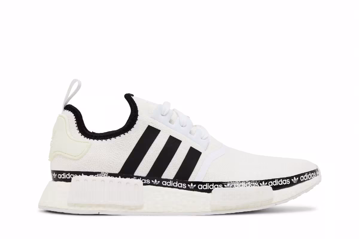 adidas NMD_R1 Logo Strip - Cloud White, view 2