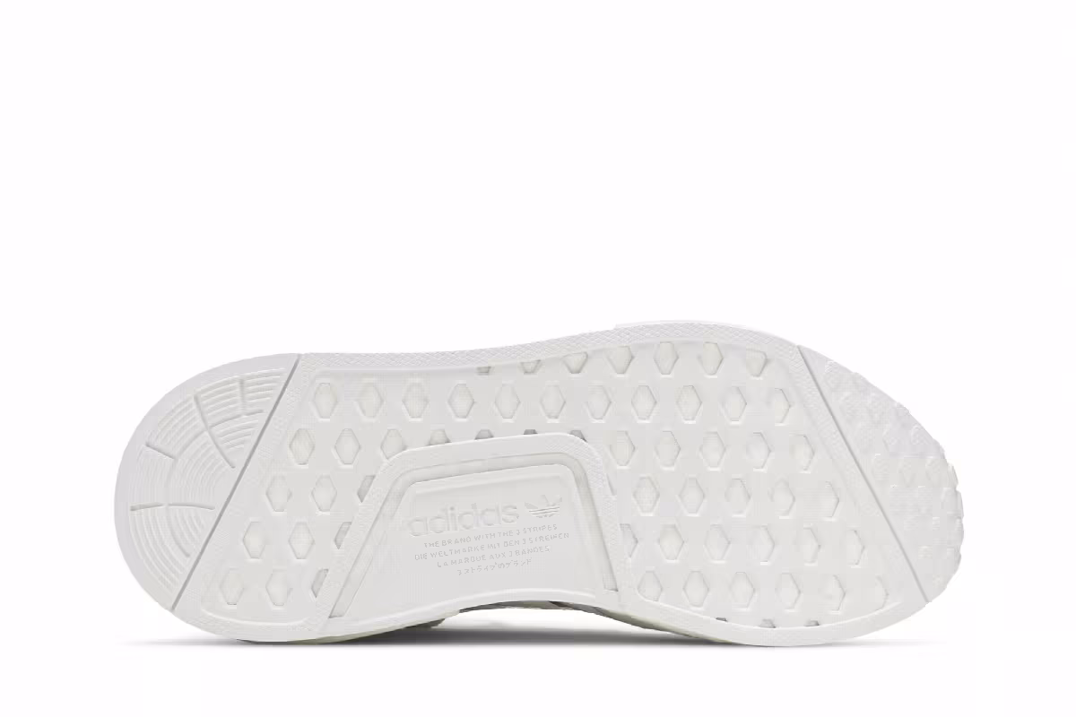 Adidas Women's NMD_R1 White Rose Gold Metallic, view 5