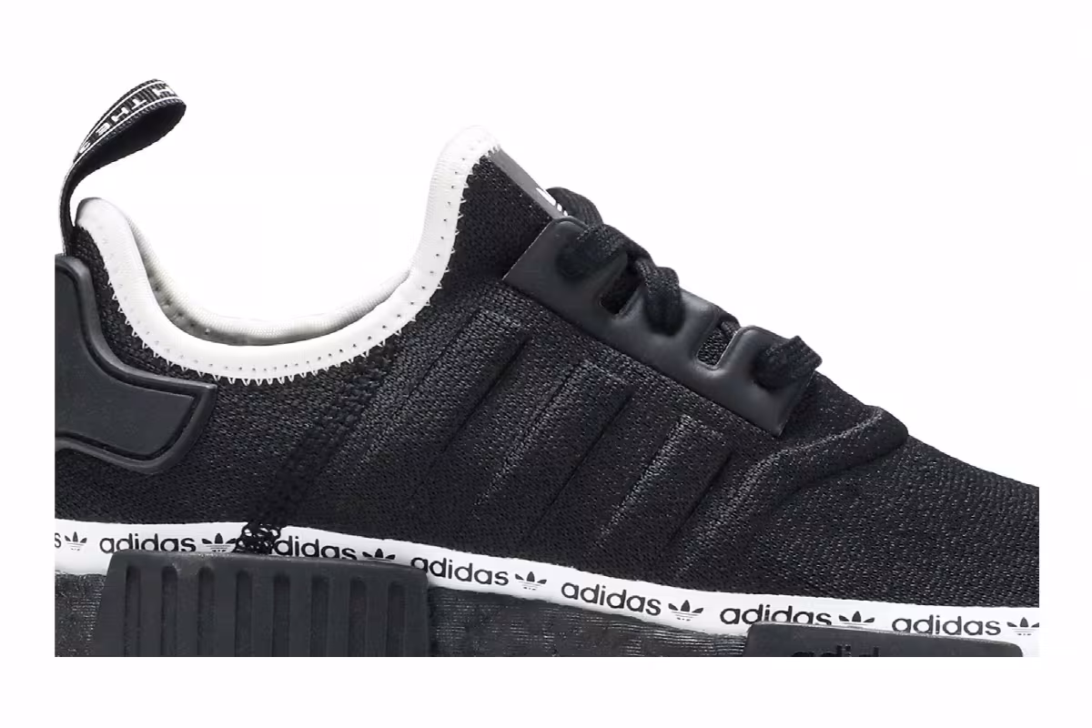 Adidas Women's NMD_R1 Black Tape Logo, view 3
