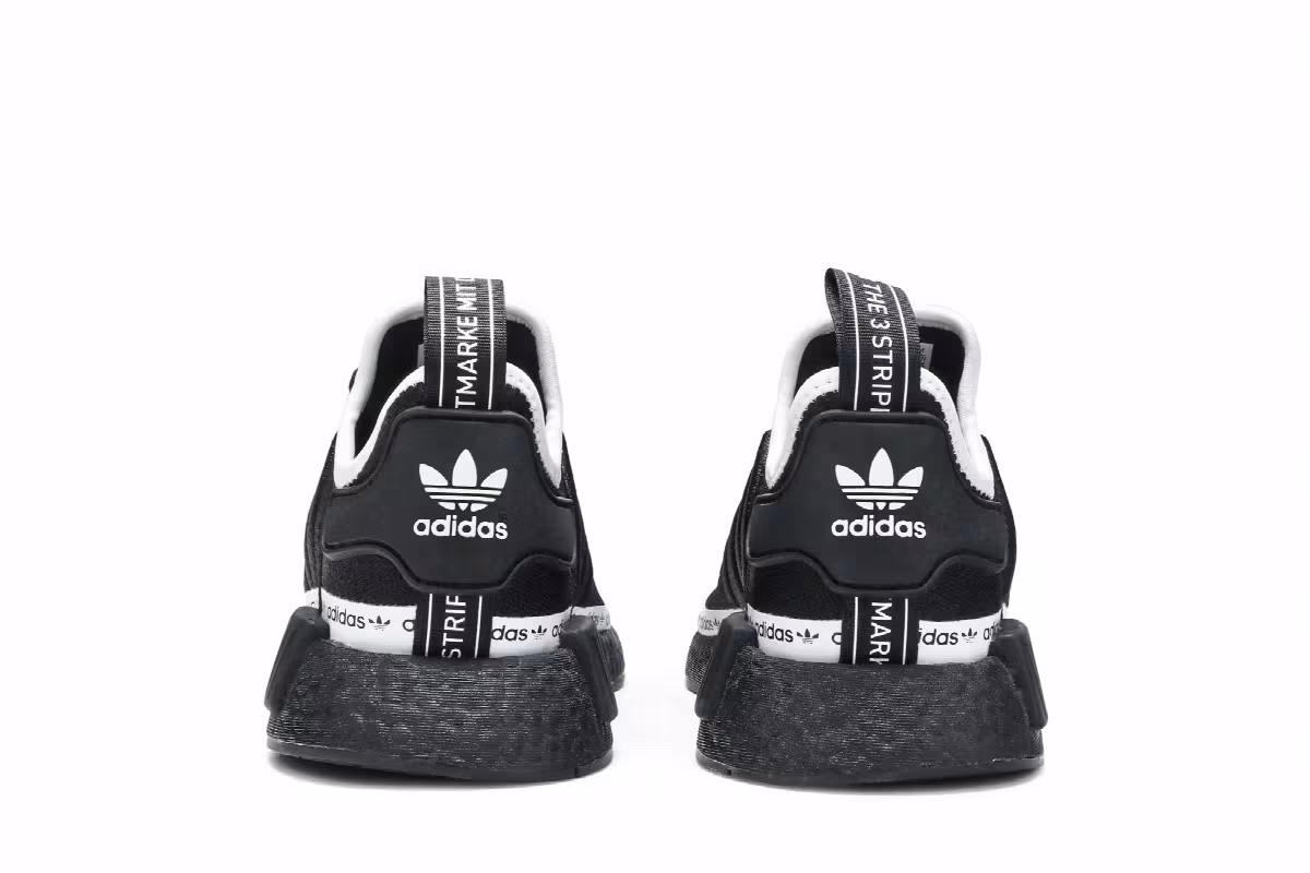 Adidas Women's NMD_R1 Black Tape Logo, view 7