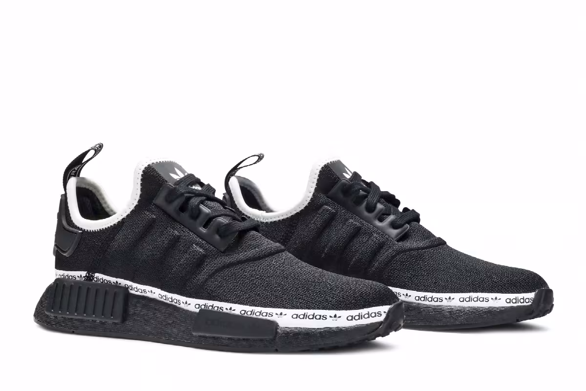 Adidas Women's NMD_R1 Black Tape Logo, view 9