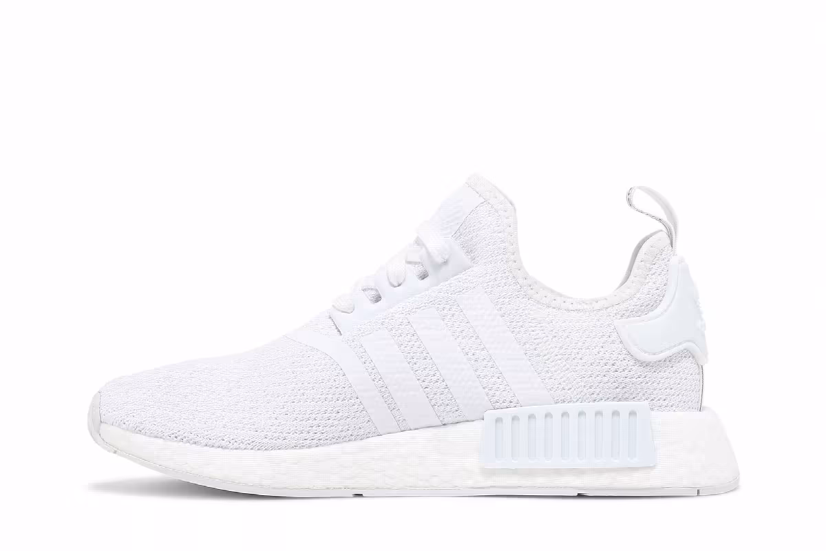 adidas Women's NMD_R1 White Copper Metallic, view 4
