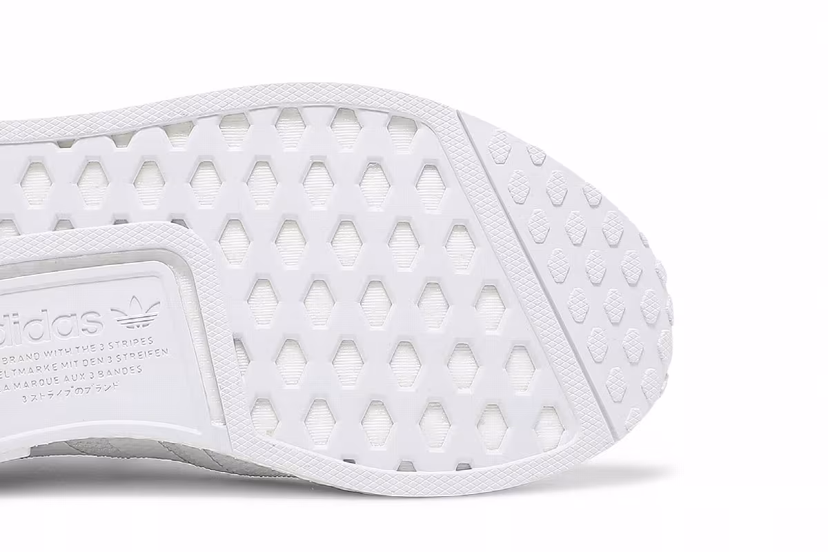 adidas Women's NMD_R1 White Copper Metallic, view 6