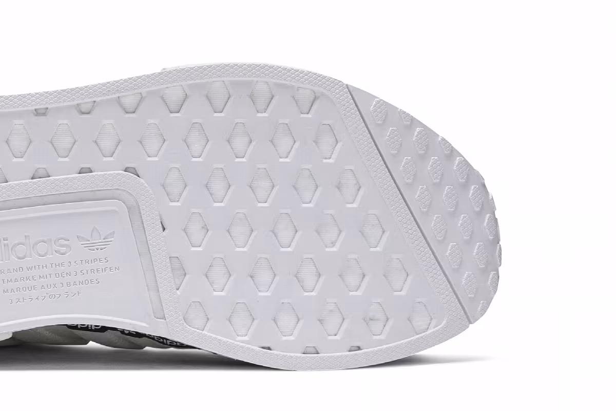 Adidas Women's NMD_R1 White Tape Logo, view 6