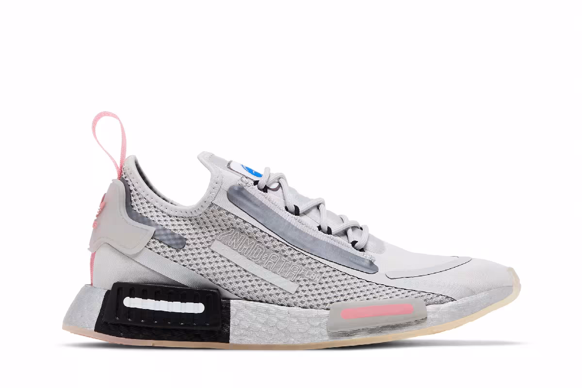 NASA x adidas Women's NMD_R1 Spectoo Grey Core Black, view 2