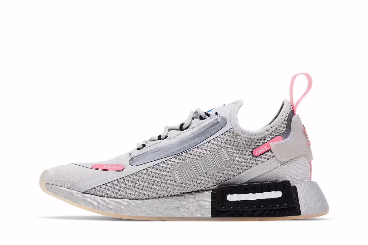 NASA x adidas Women's NMD_R1 Spectoo Grey Core Black, view 4