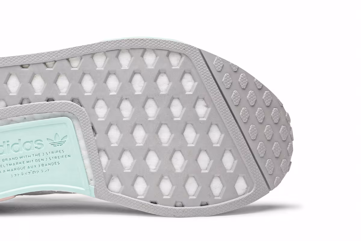 Adidas Women's NMD_R1 White Pink Mint, view 6