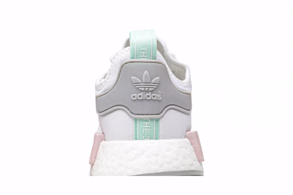 Adidas Women's NMD_R1 White Pink Mint, view 8