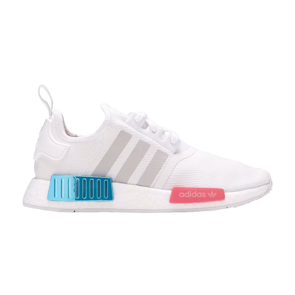 Adidas Women's NMD_R1 White Grey Blue Rose