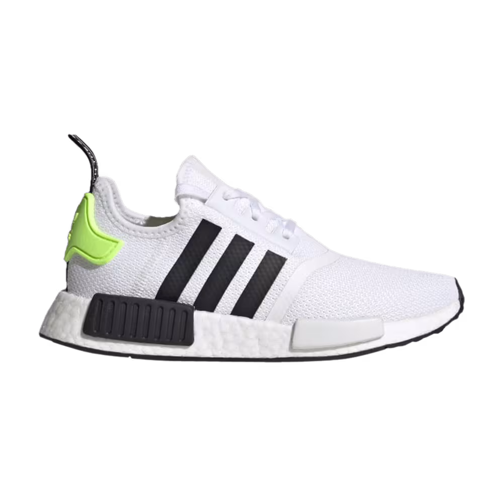 Adidas NMD_R1 J White Black Signal Green