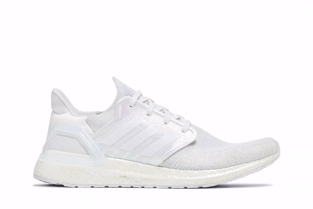 adidas UltraBoost 20 White Iridescent, view 2