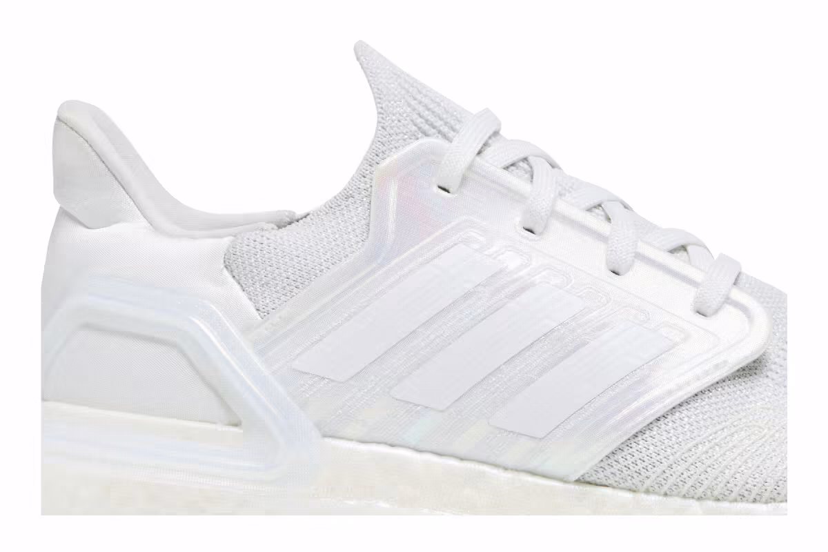 adidas UltraBoost 20 White Iridescent, view 3