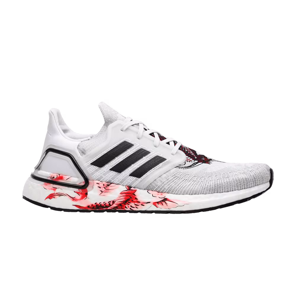 Adidas UltraBoost 20 Chinese New Year - Grey Floral