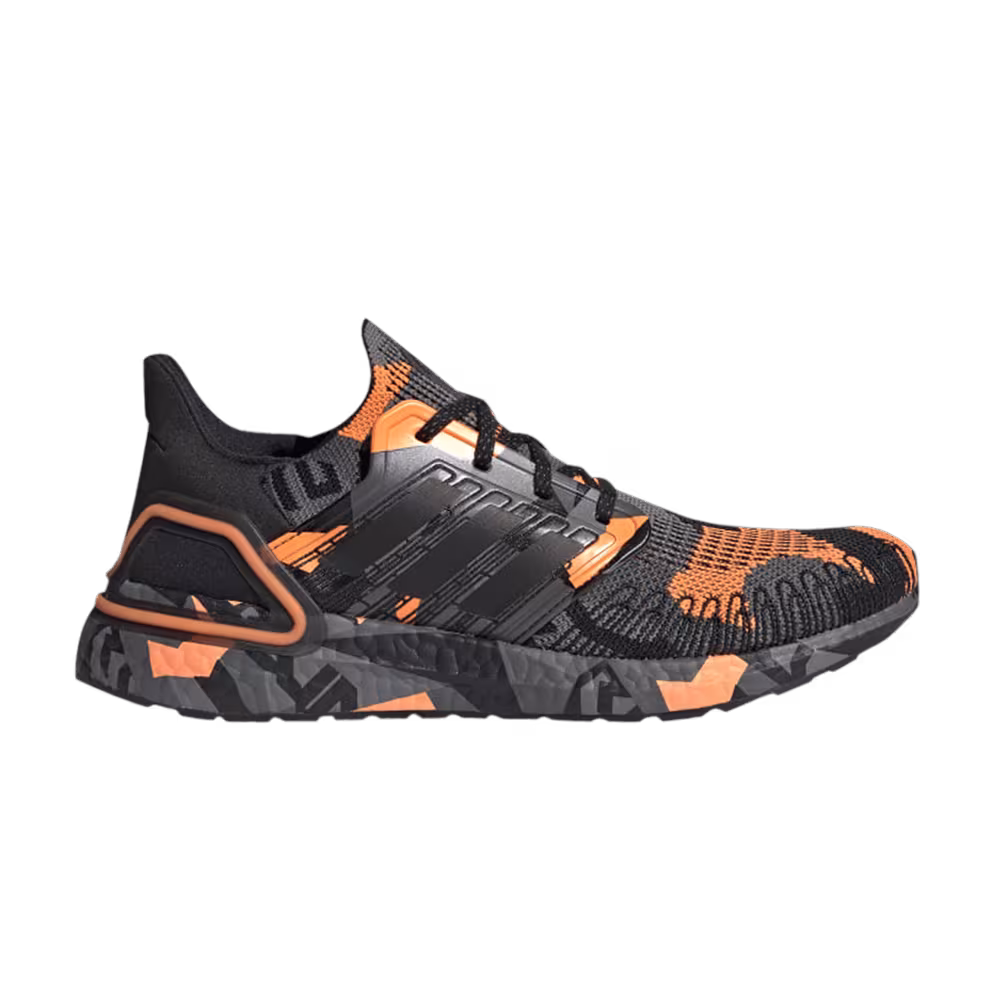 Adidas UltraBoost 20 Geometric Pack - Black Signal Orange