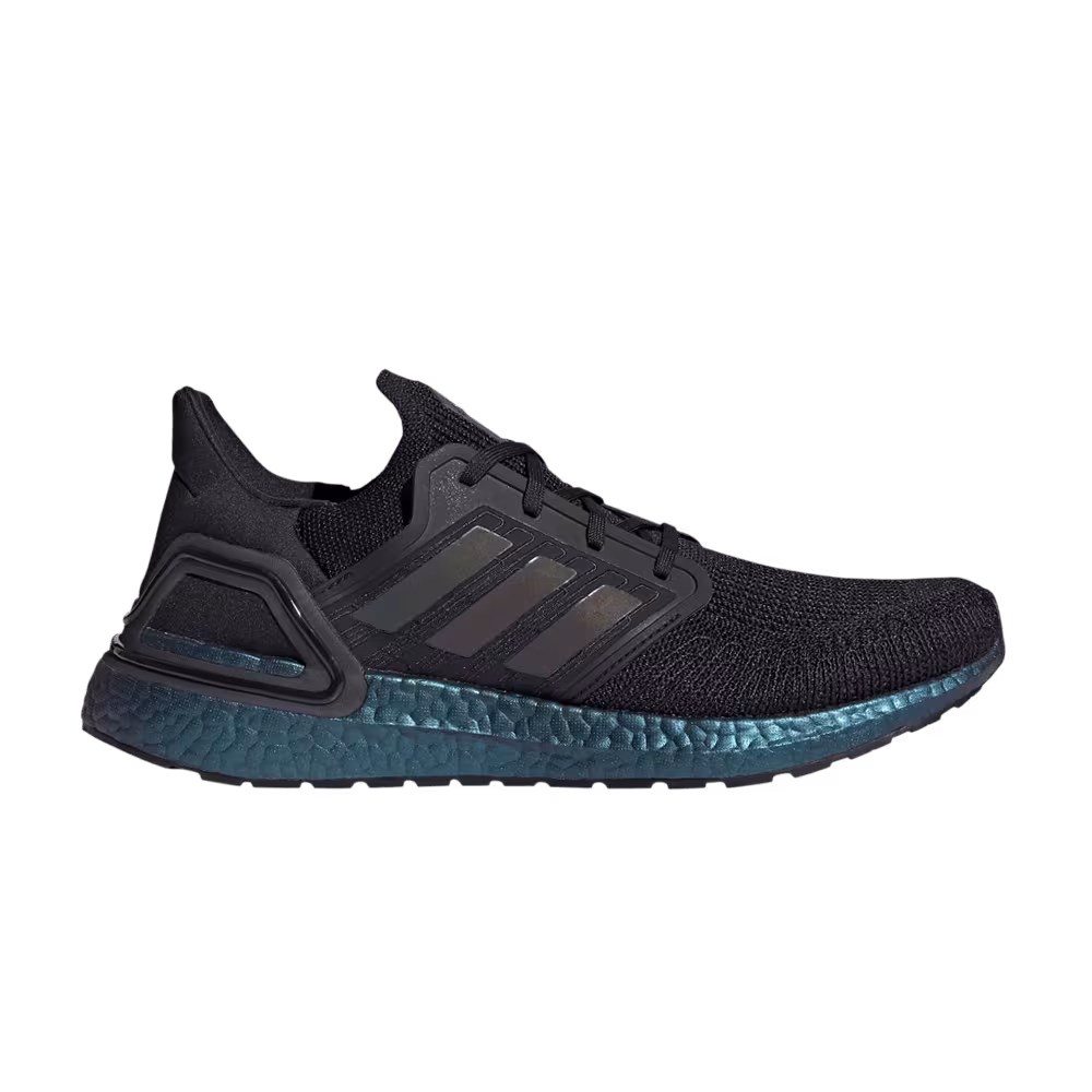adidas UltraBoost 20 Black Signal Cyan