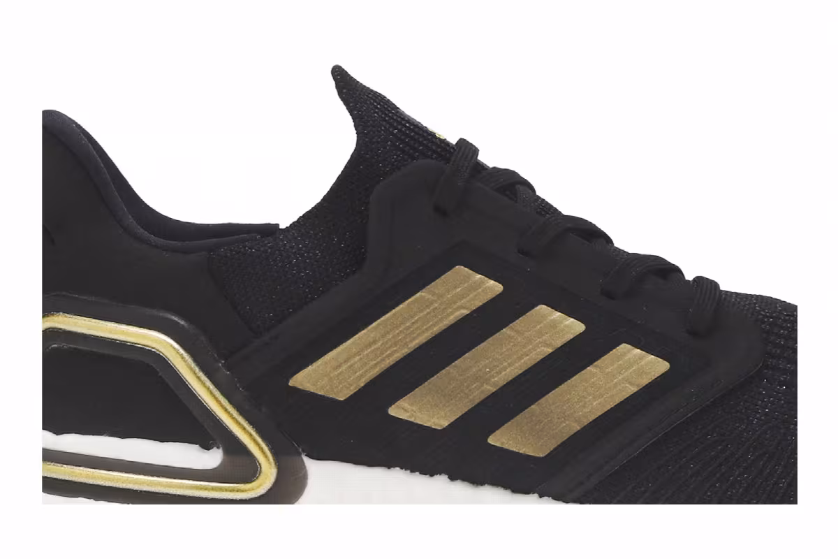 adidas UltraBoost 20 Gold Metallic, view 3