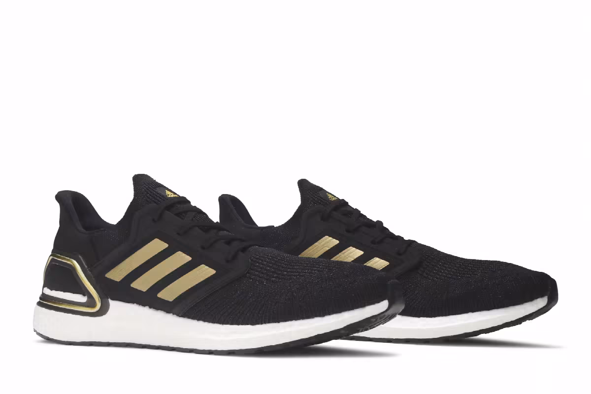 adidas UltraBoost 20 Gold Metallic, view 9