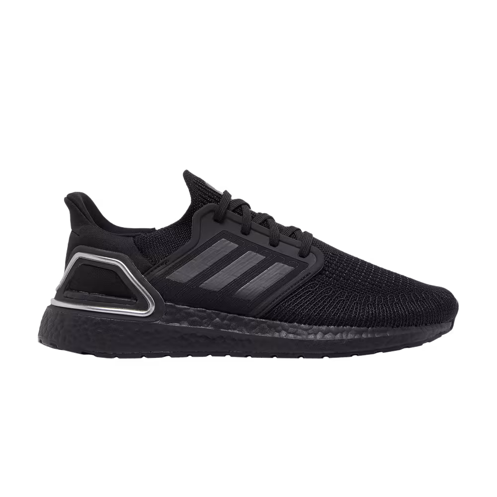 Adidas UltraBoost 20 Black Silver Metallic