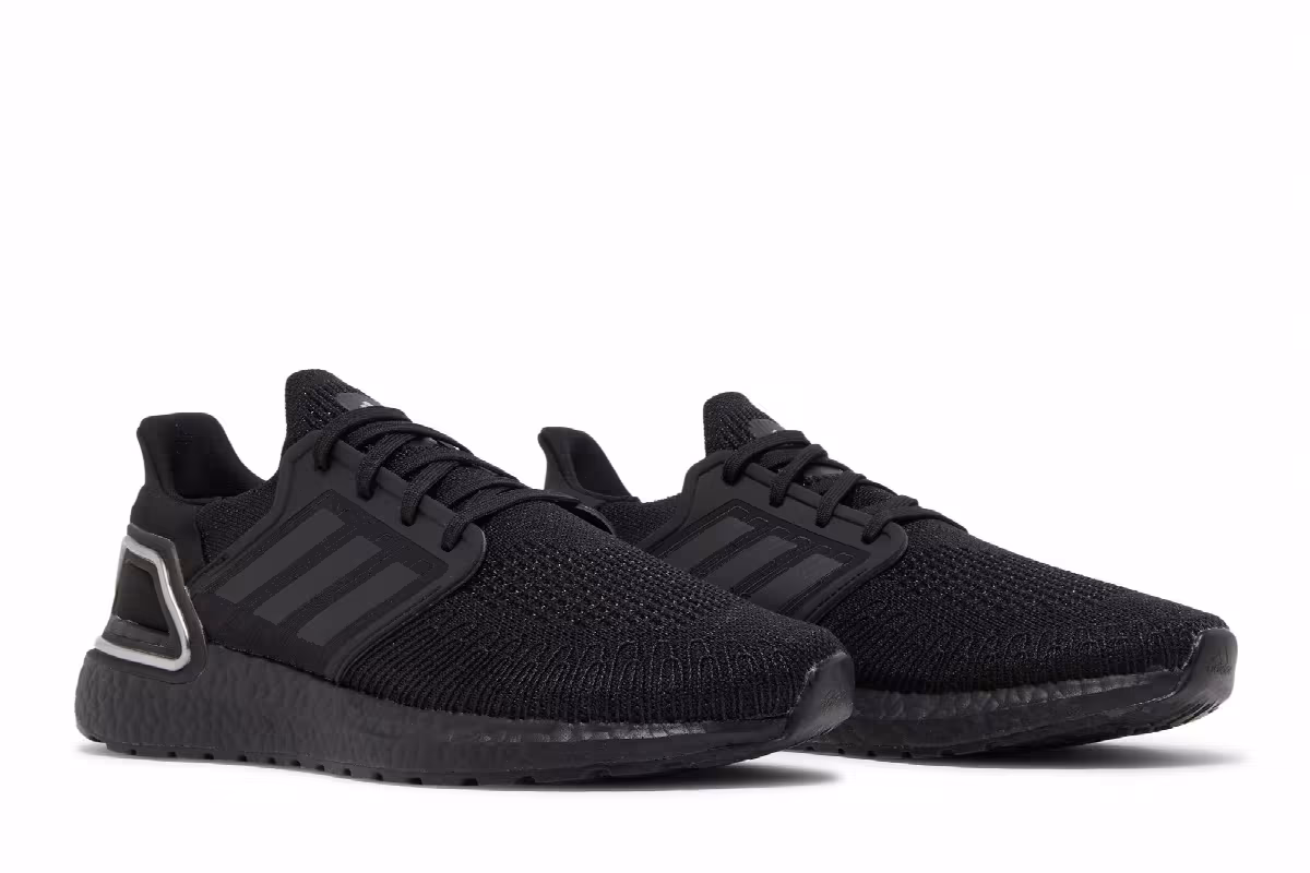 Adidas UltraBoost 20 Black Silver Metallic, view 9