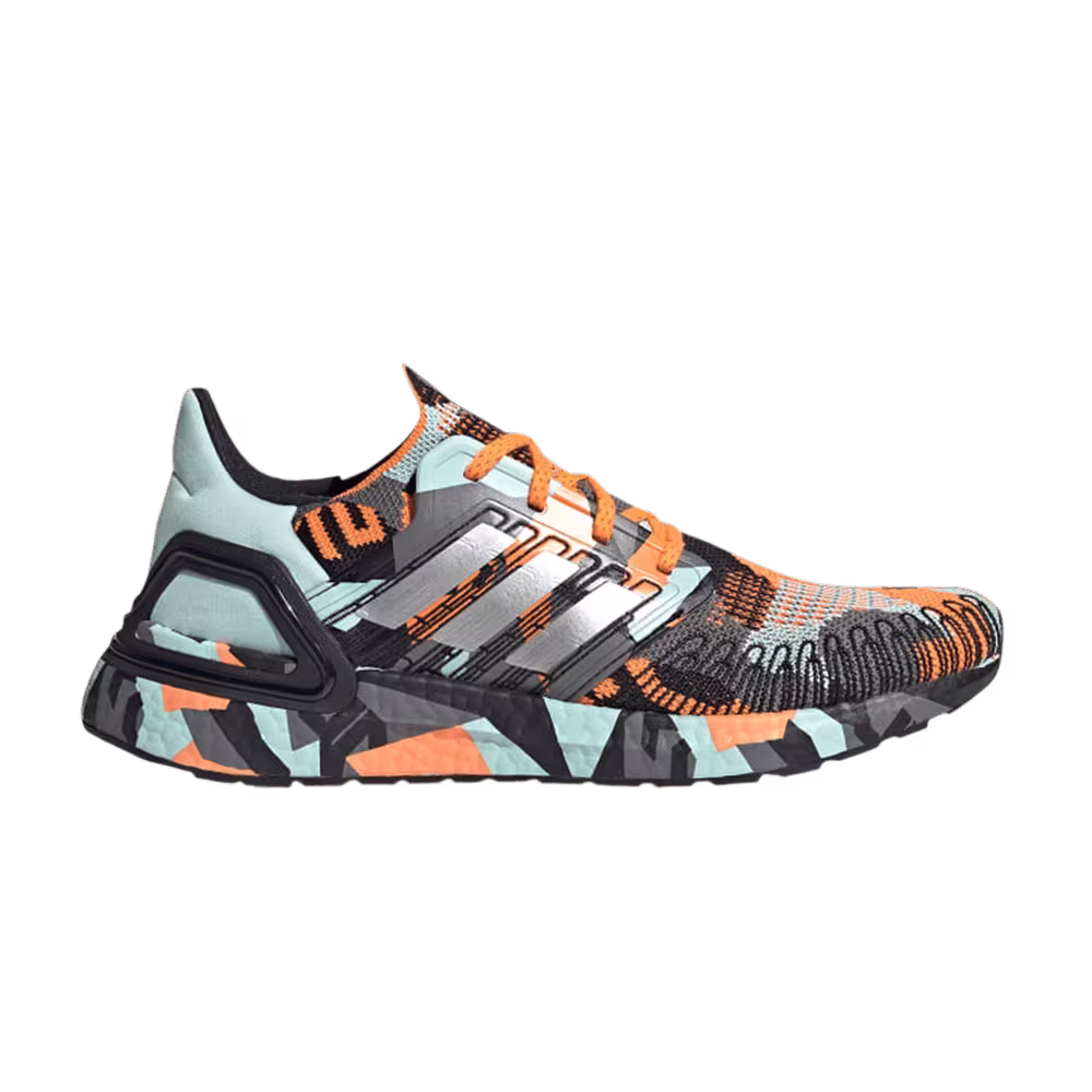 Adidas UltraBoost 20 Geometric Pack - Signal Orange Mint