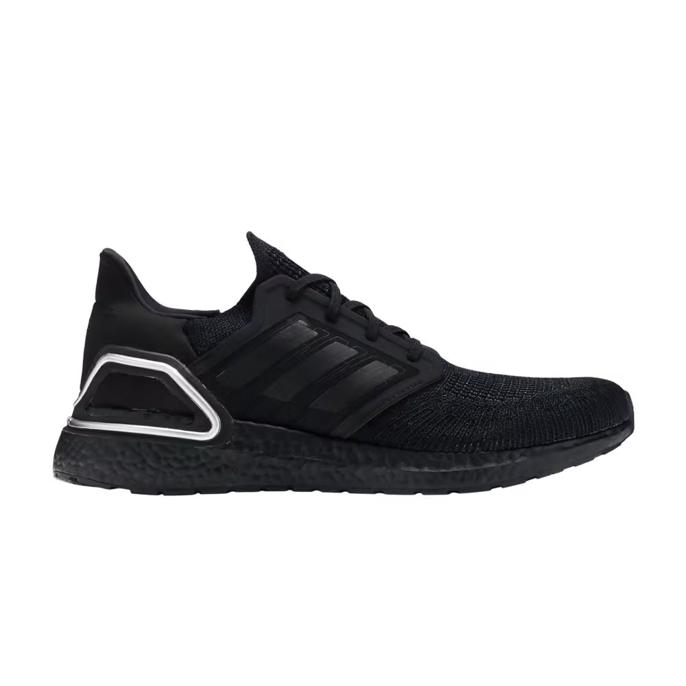 Adidas UltraBoost 20 Black Silver Metallic