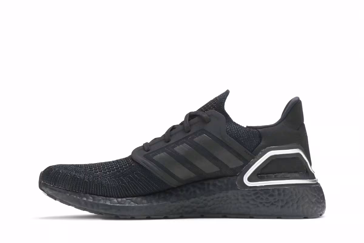 Adidas UltraBoost 20 Black Silver Metallic, view 4