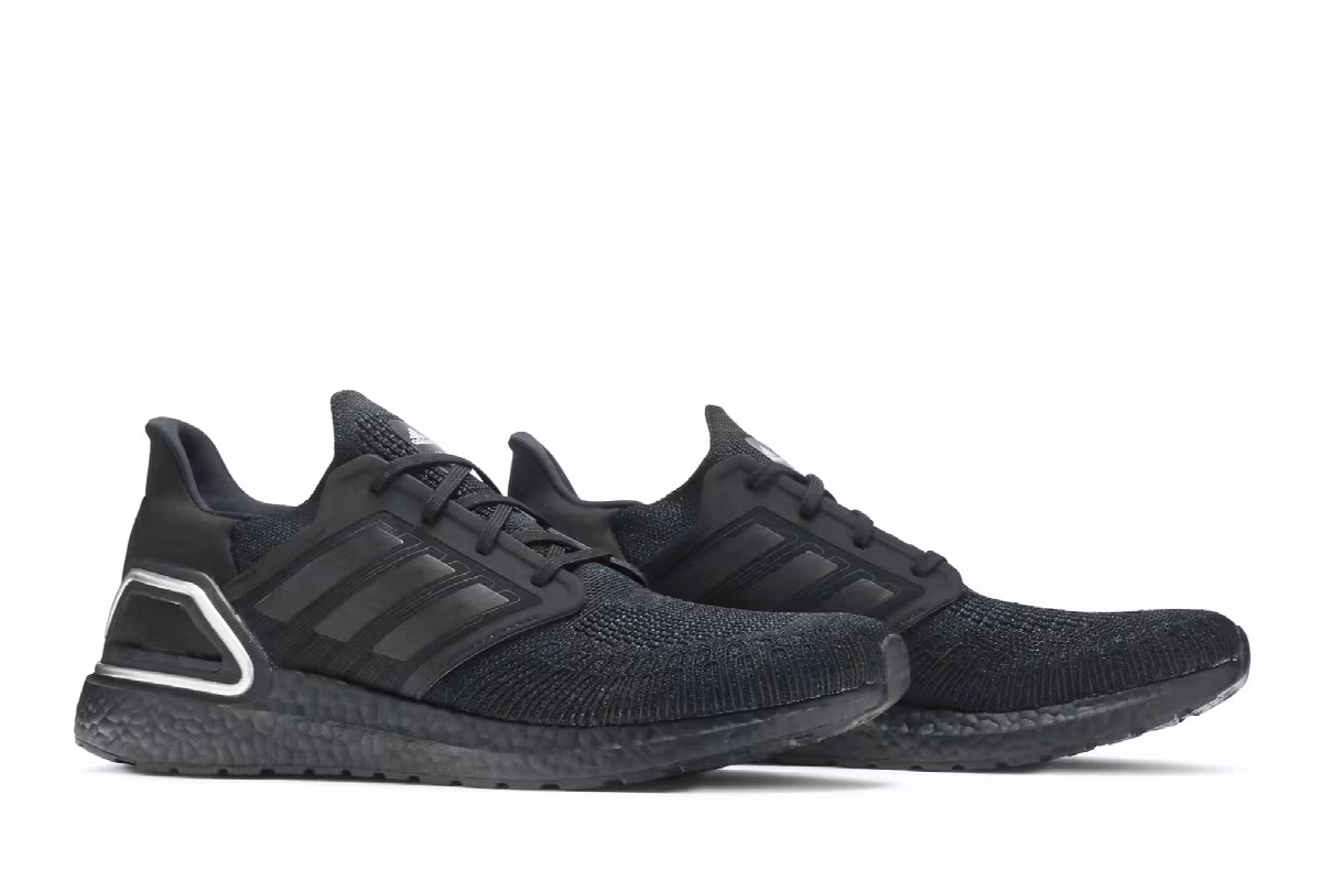 Adidas UltraBoost 20 Black Silver Metallic, view 9