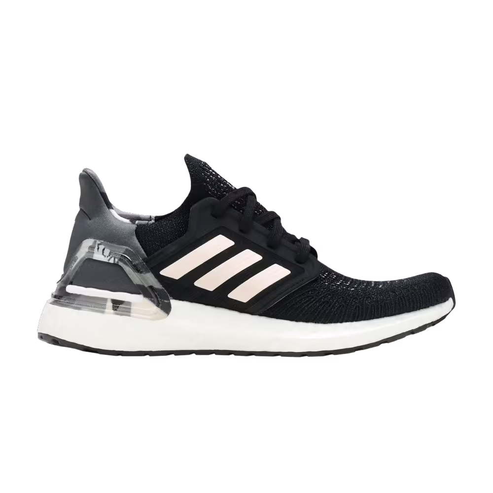 adidas Women's UltraBoost 20 Black Pink Tint