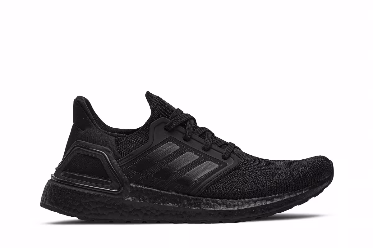 adidas Women's UltraBoost 20 Triple Black, view 2