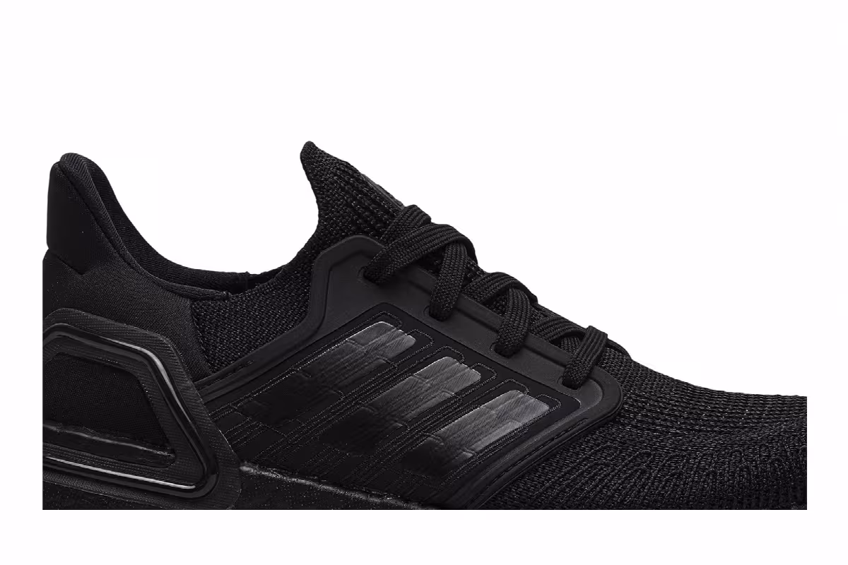 adidas Women's UltraBoost 20 Triple Black, view 3