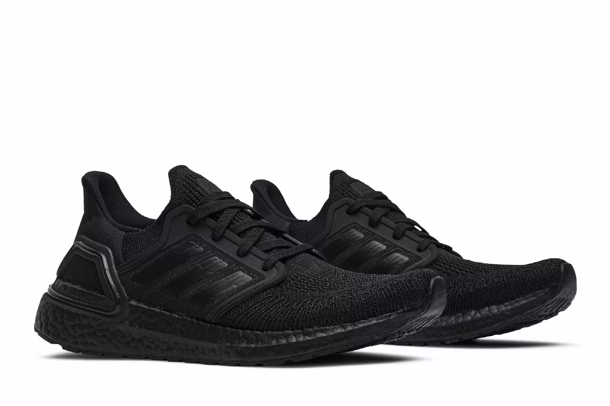 adidas Women's UltraBoost 20 Triple Black, view 9